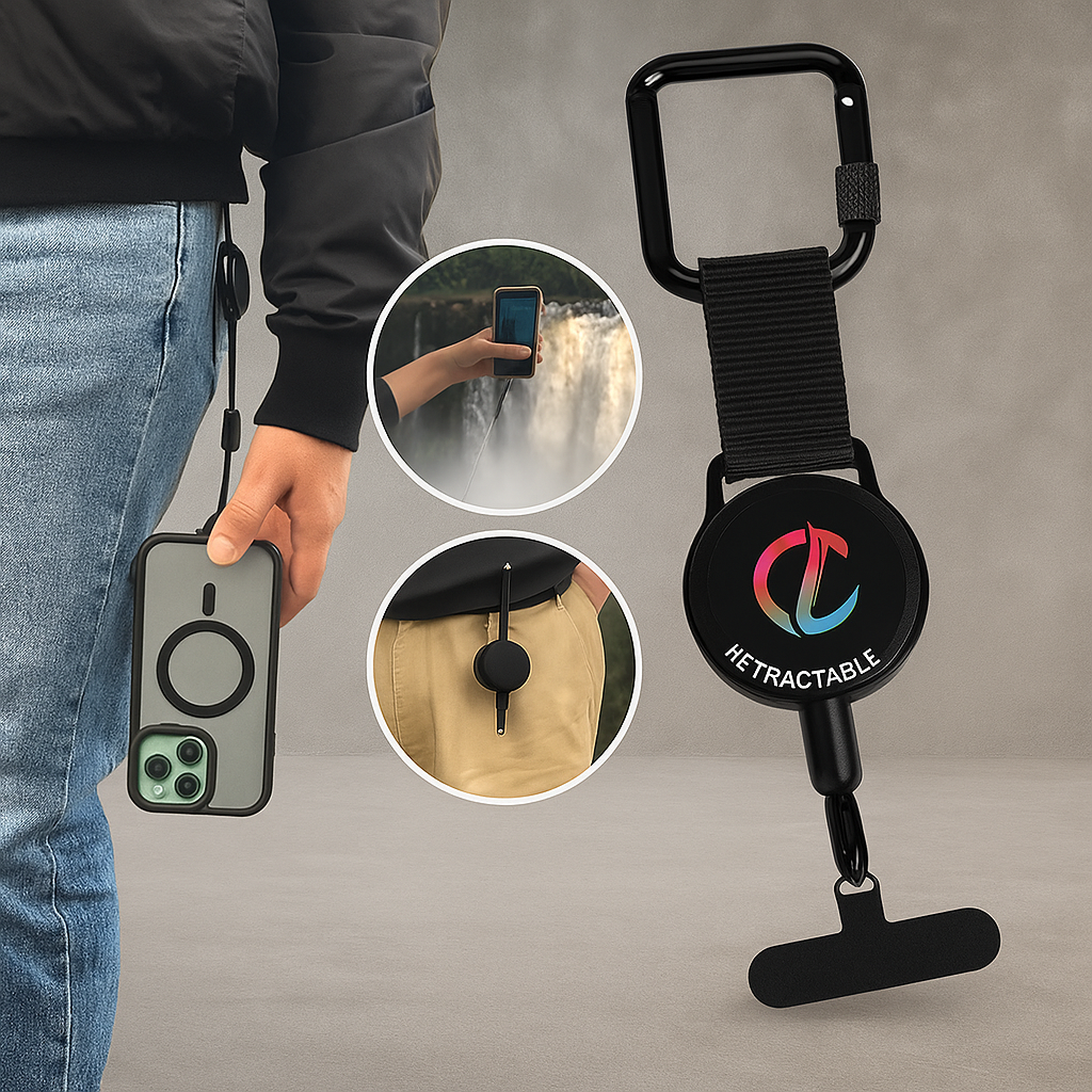 Retractable Anti-Theft Phone Holder
