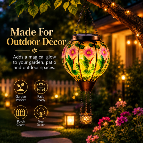 Solar Powered Hot Air Balloon Lantern