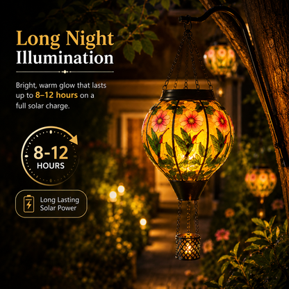 Solar Powered Hot Air Balloon Lantern