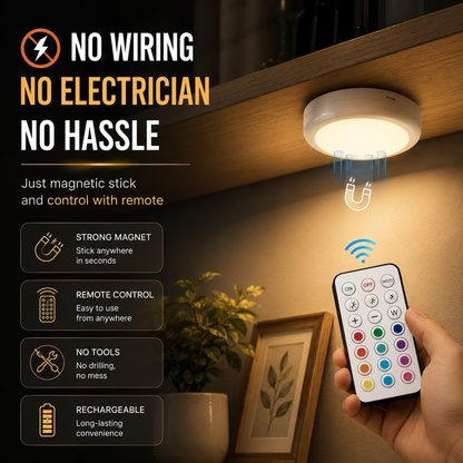 Rechargeable Wireless LED Cabinet Light