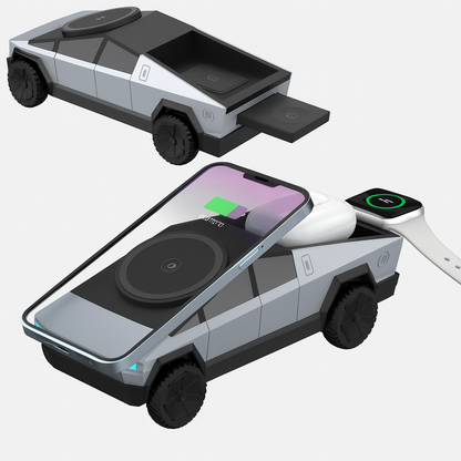 3 in 1 Cybertruck Magnetic Wireless Charger