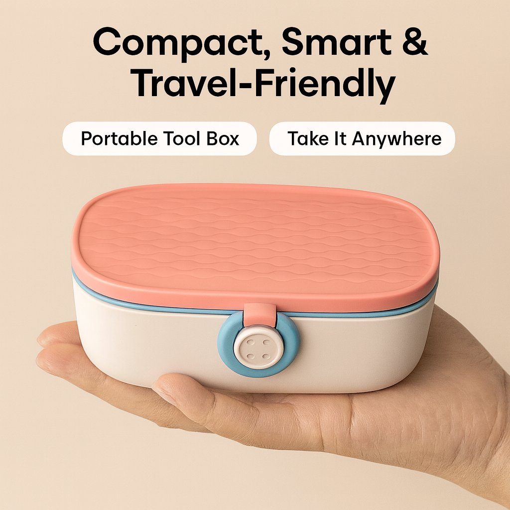 Portable Sewing Kit Box