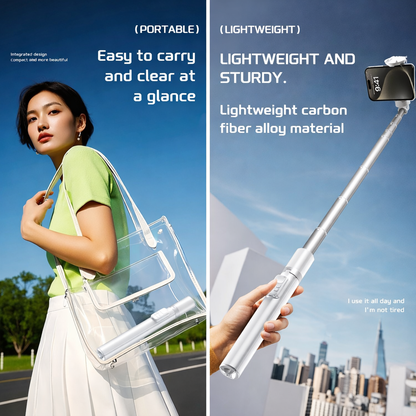 Auto Pop-Open Selfie Stick Tripod Pro