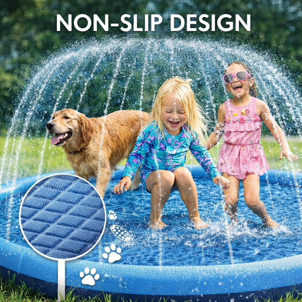 Sprinkler Play Mat For Pets & Kids