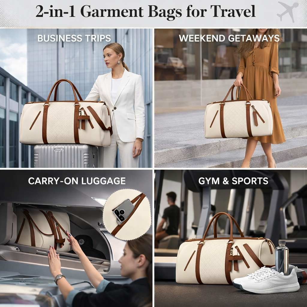2-in-1 Garment Bags for Travel