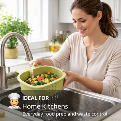 One-Press 3-in-1 Sink Strainer Basket