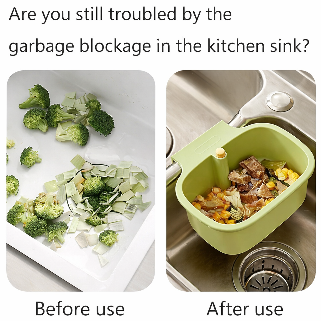 One-Press 3-in-1 Sink Strainer Basket