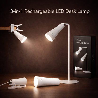 3-in-1 Rechargeable LED Lamp