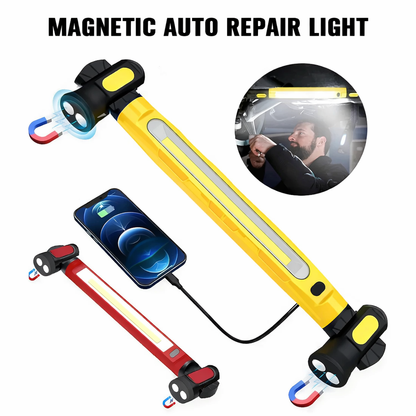 Multifunctional Magnetic Flashlight Rod With Powerbank