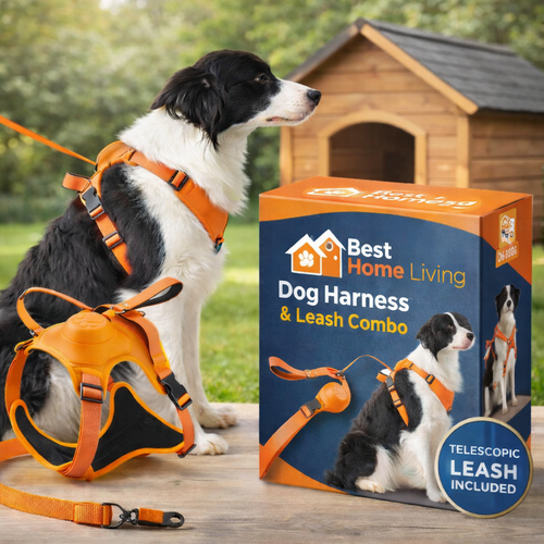 Retractable Reflective Dog Harness
