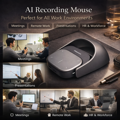 Cheerdots AI Smart Mouse Laser Presentation & Voice Recording
