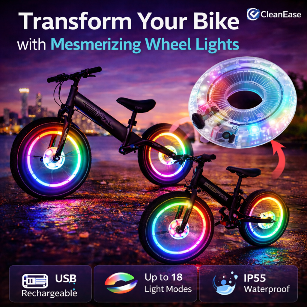 Waterproof Bicycle LED Hub Light