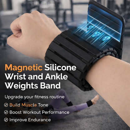 Magnetic Silicone Wrist and Ankle Weights Band