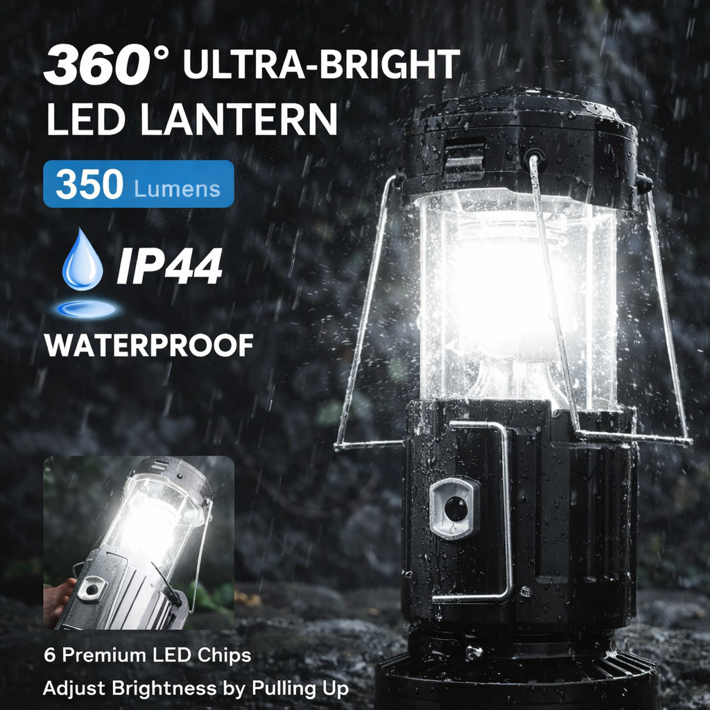 Solar Lamp With Fan And Powerbank