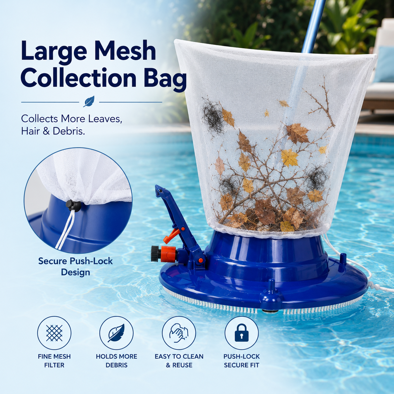 ClearWave™ Pool Vacuum Cleaner