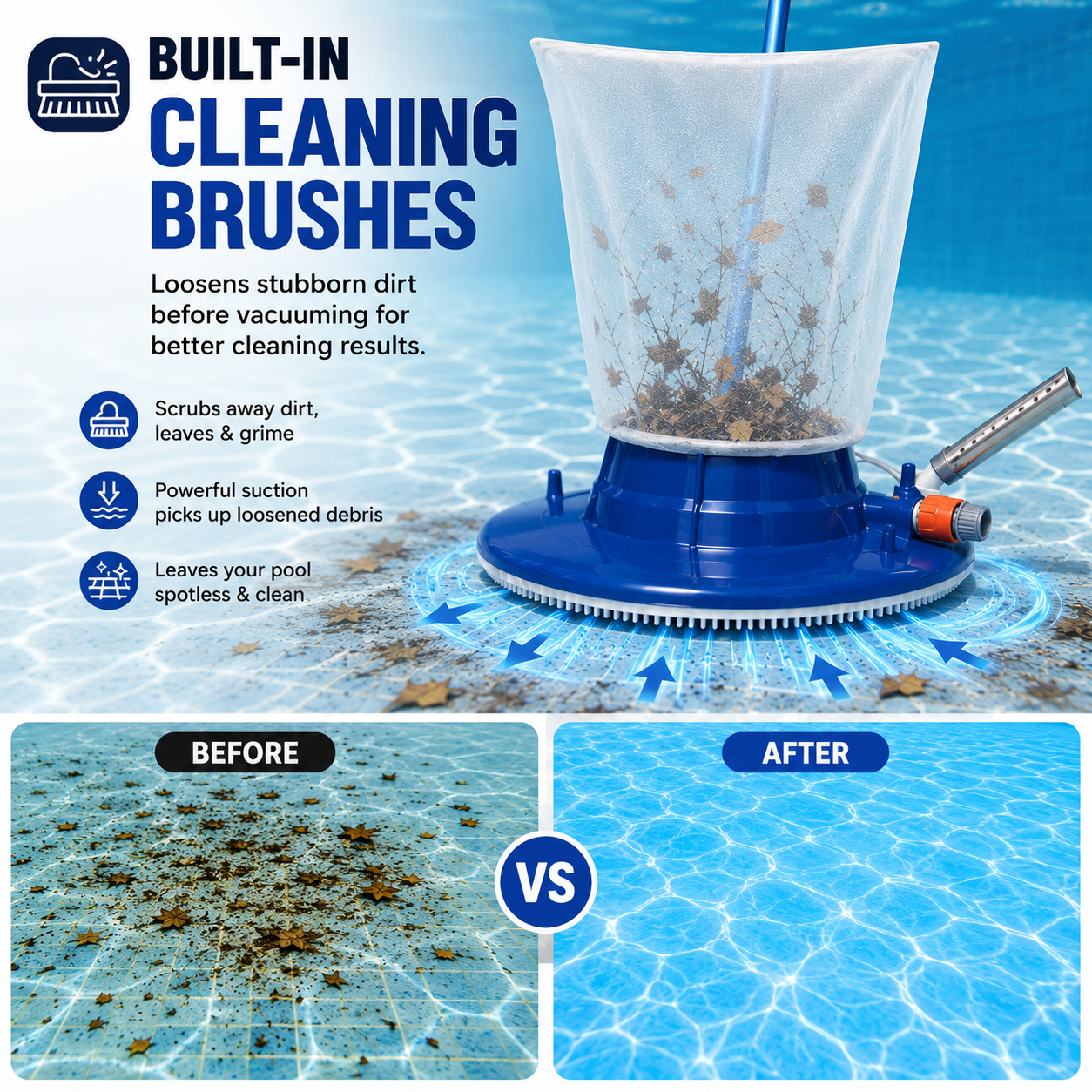 ClearWave™ Pool Vacuum Cleaner