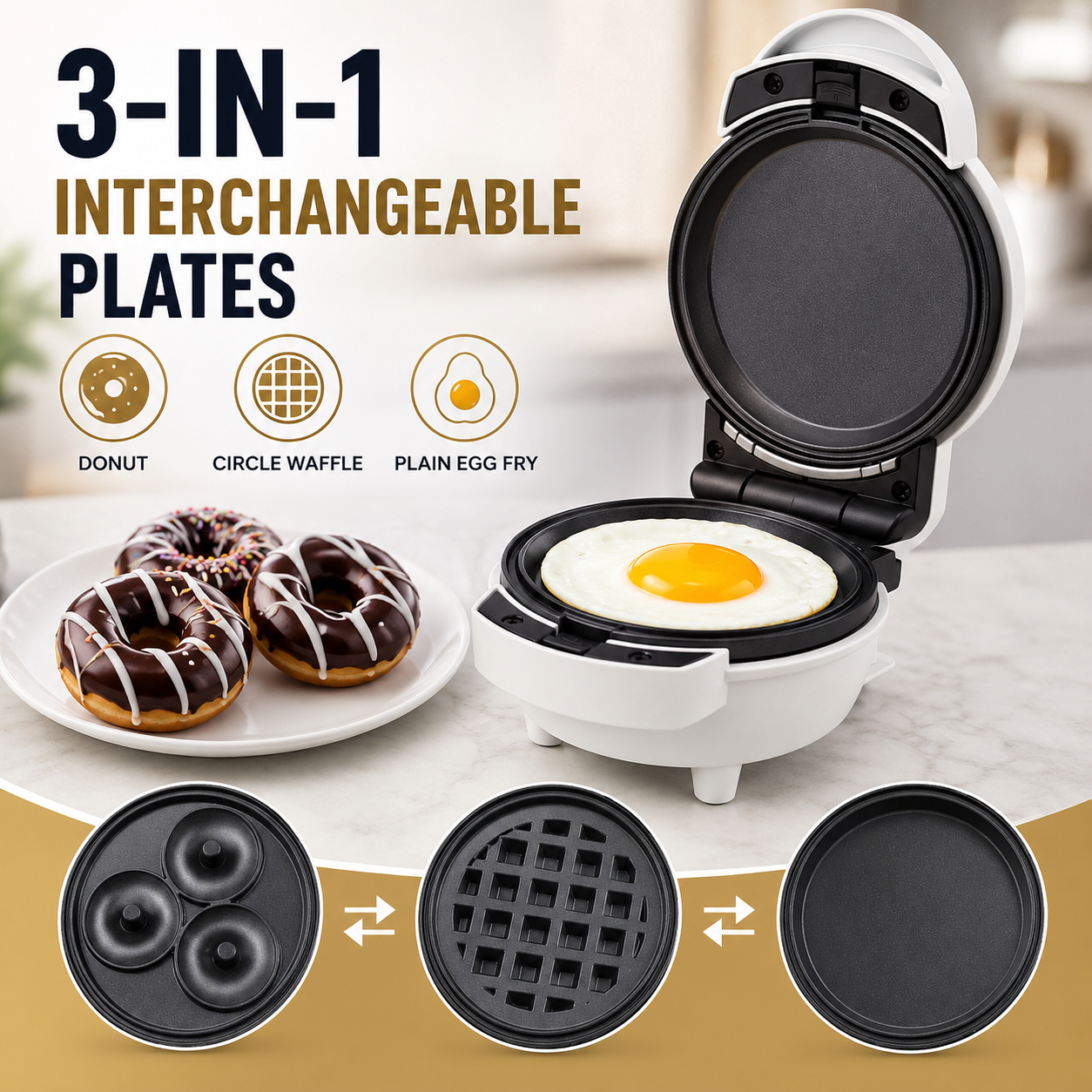 Electric 3-in-1 Mini Bites Maker