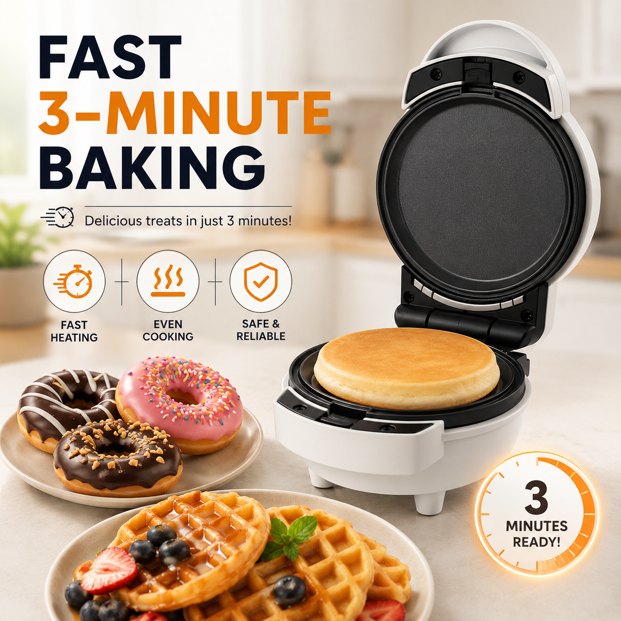 Electric 3-in-1 Mini Bites Maker