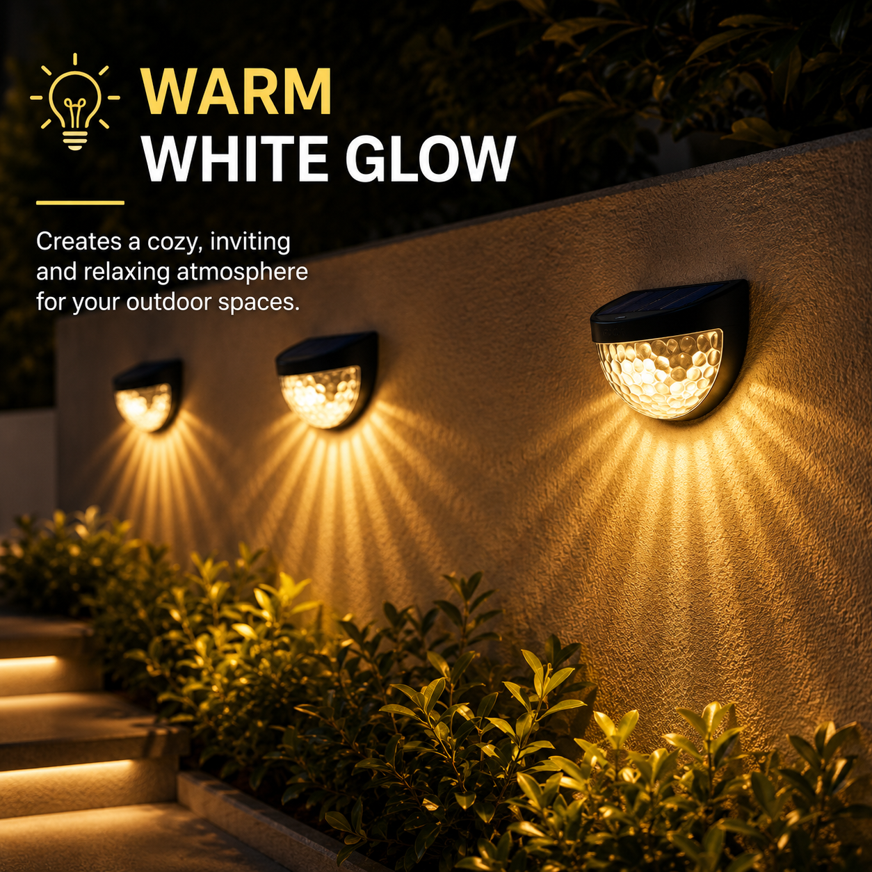 Solar Fence LED Wall Light