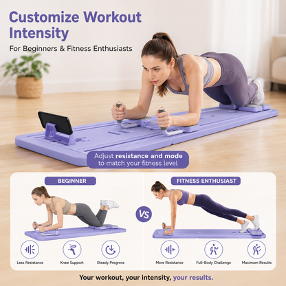 Multifunction & Foldable Pilates Platform With Timer