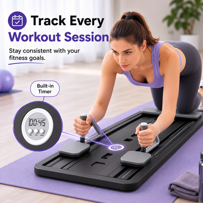 Multifunction & Foldable Pilates Platform With Timer