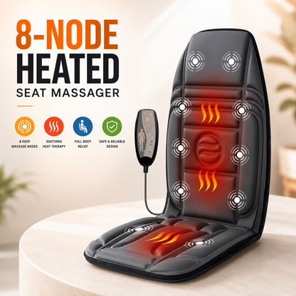 8-Node Heated Seat Massager