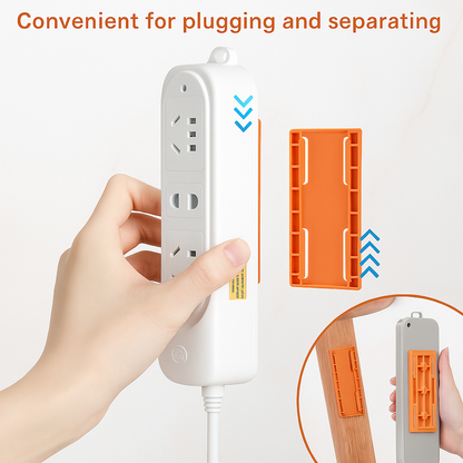 Adhesive Punch-Free Socket Holder
