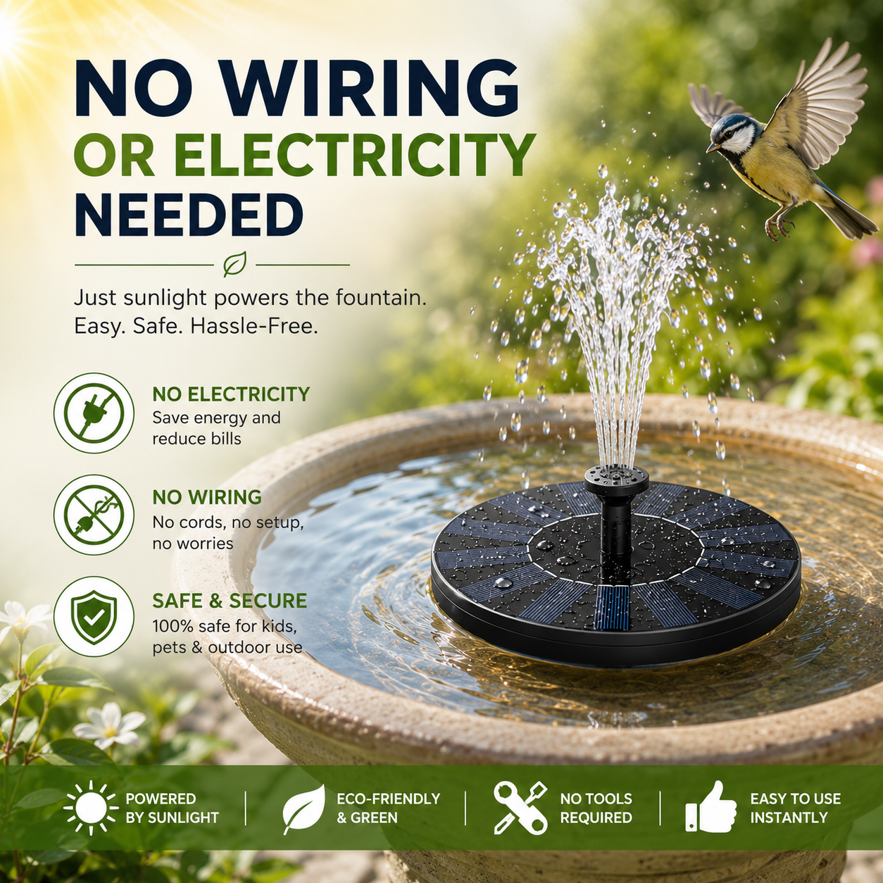Mini Solar Water Fountain Pump