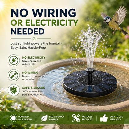 Mini Solar Water Fountain Pump