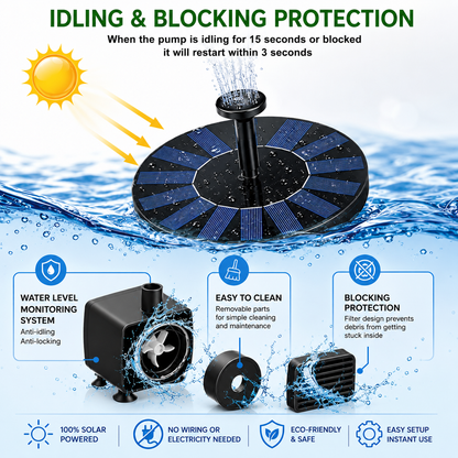 Mini Solar Water Fountain Pump