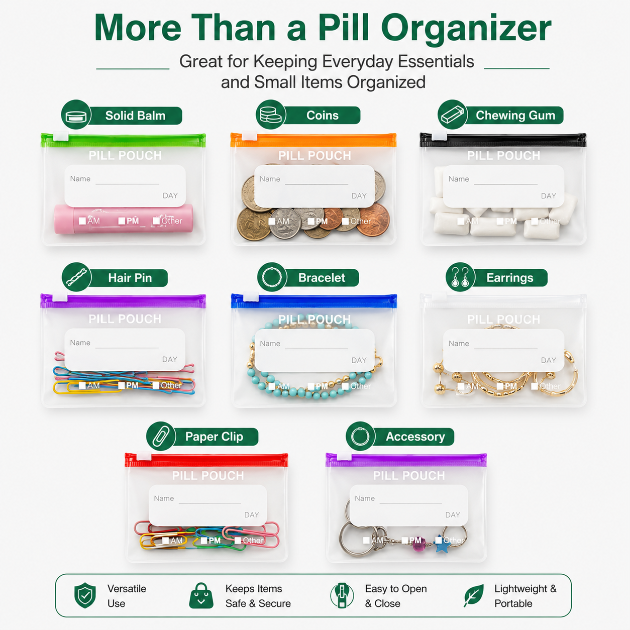Water-Proof Pill Pouch