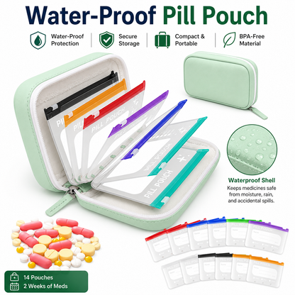 Water-Proof Pill Pouch