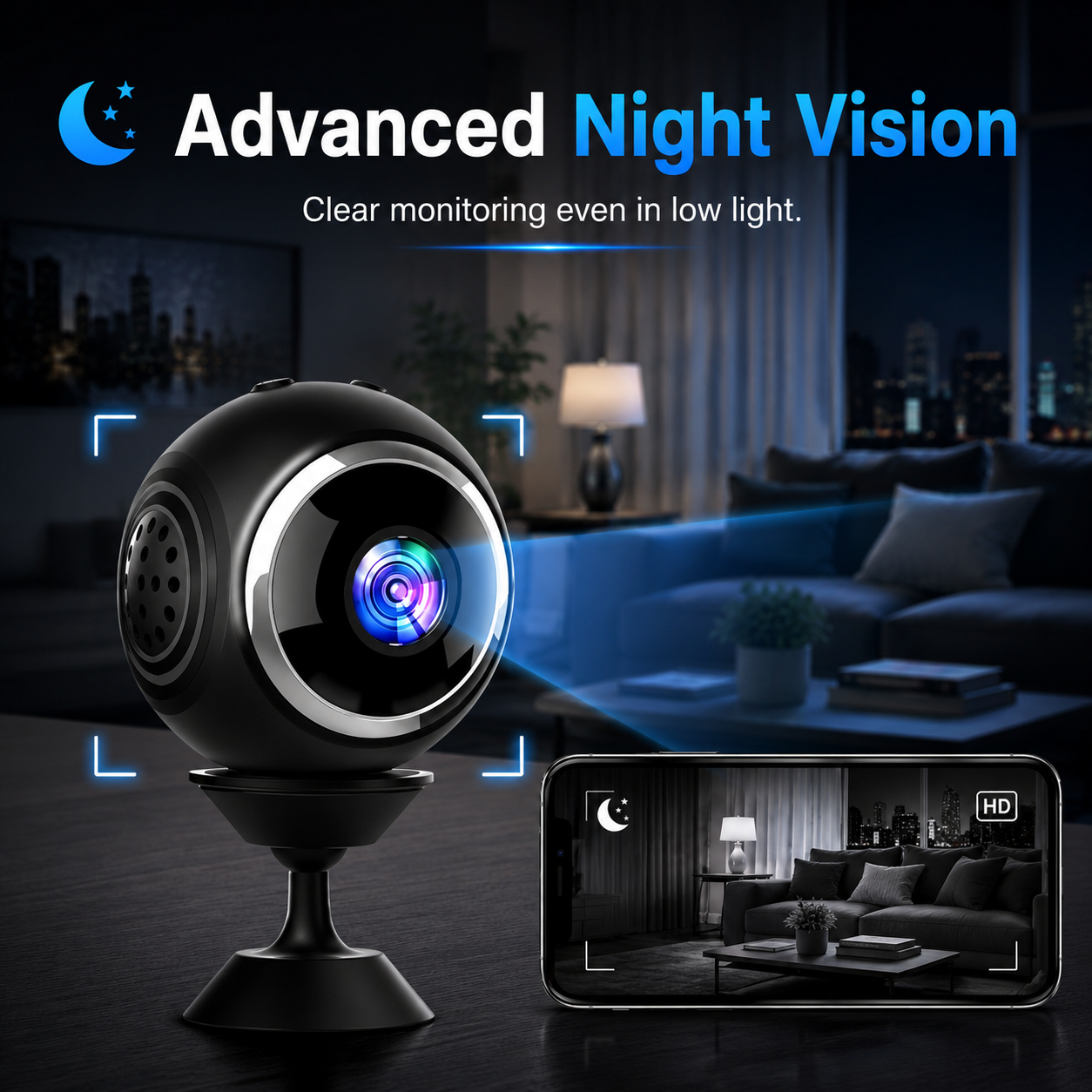 Smart Mini WiFi Security Camera