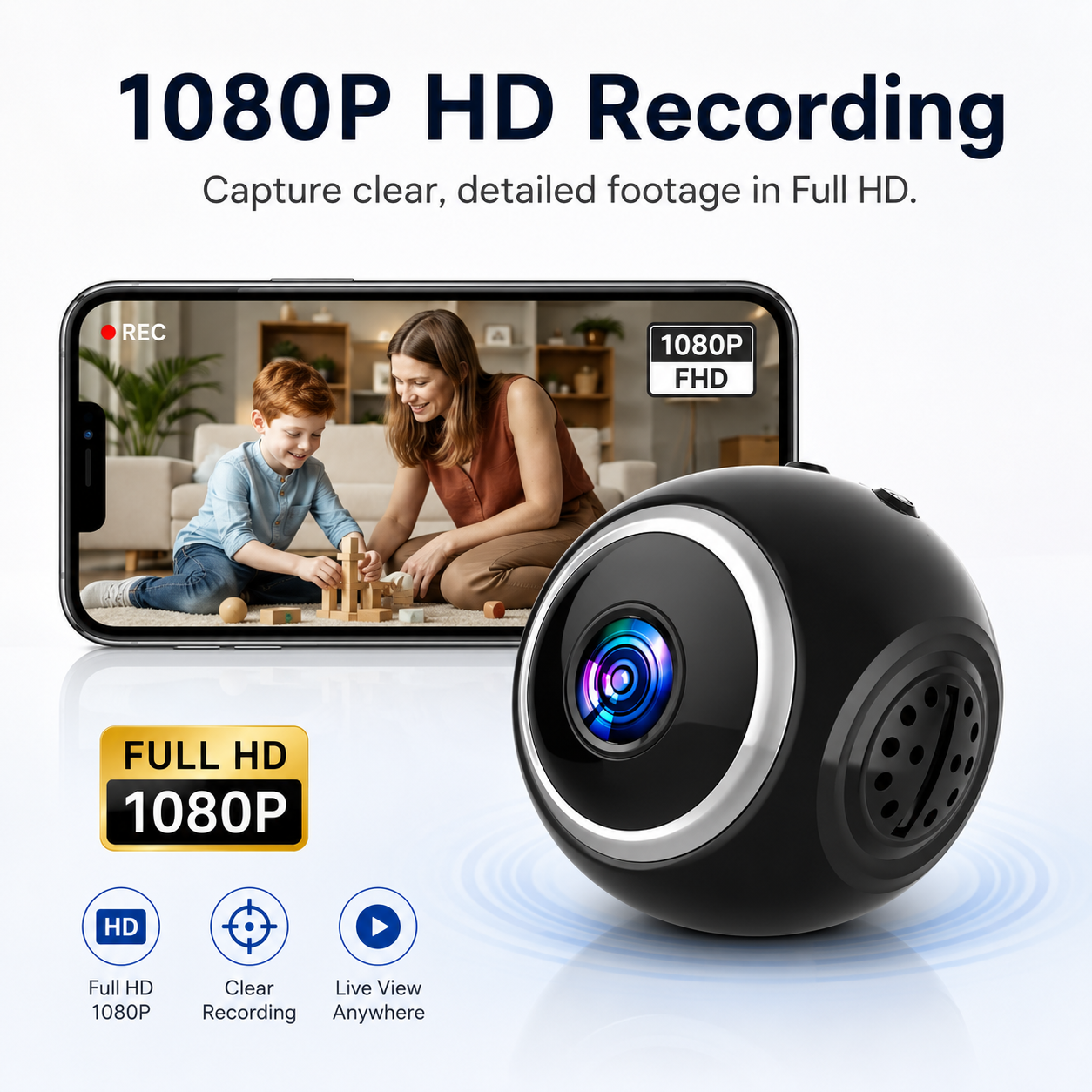 Smart Mini WiFi Security Camera