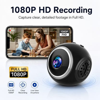 Smart Mini WiFi Security Camera