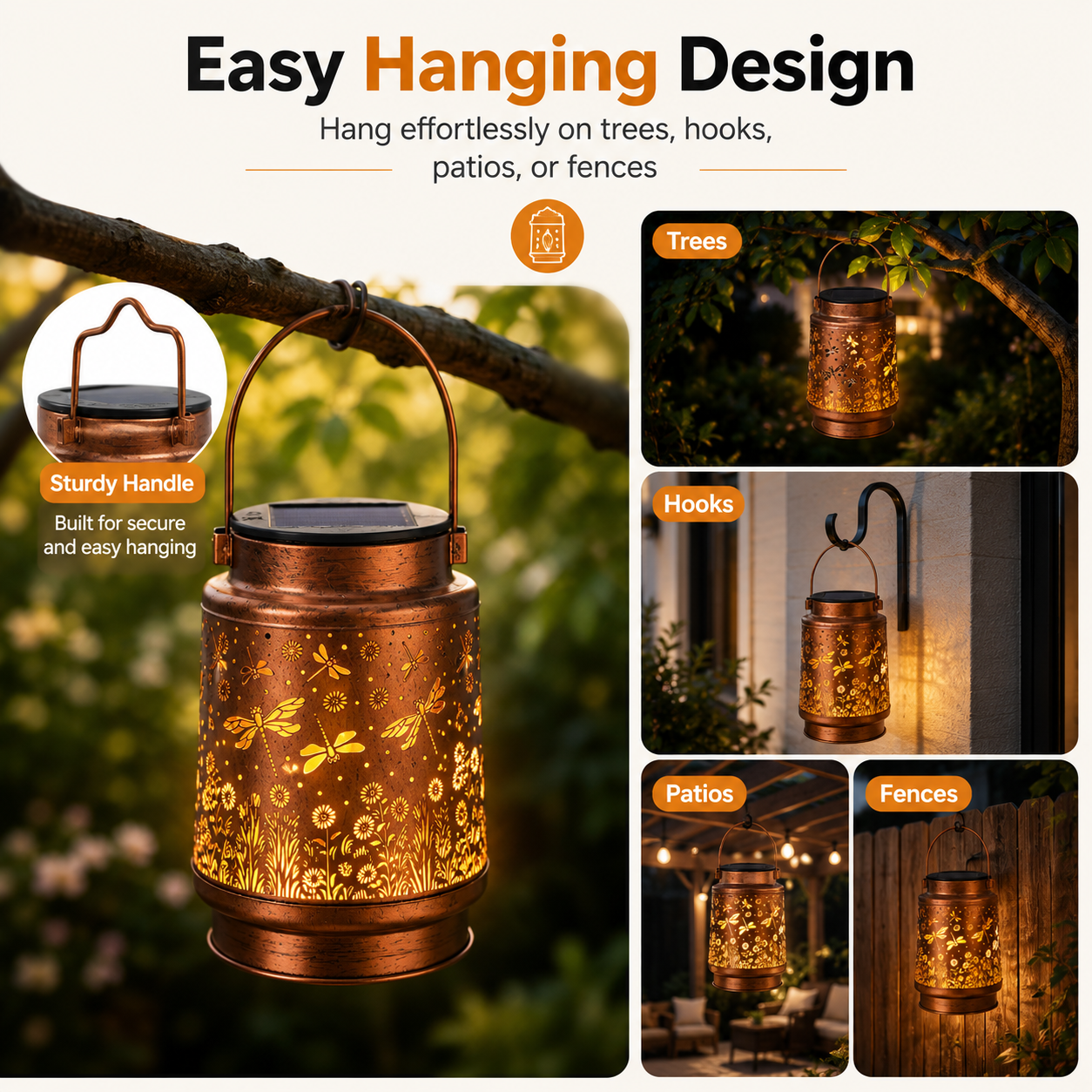 Solar-Powered Dragonfly Lantern