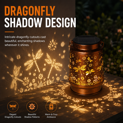 Solar-Powered Dragonfly Lantern