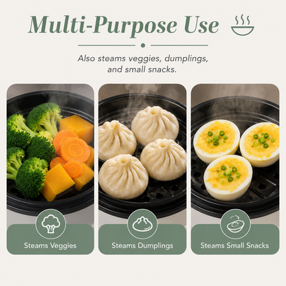 Multifunction Egg Boiler & Steamer