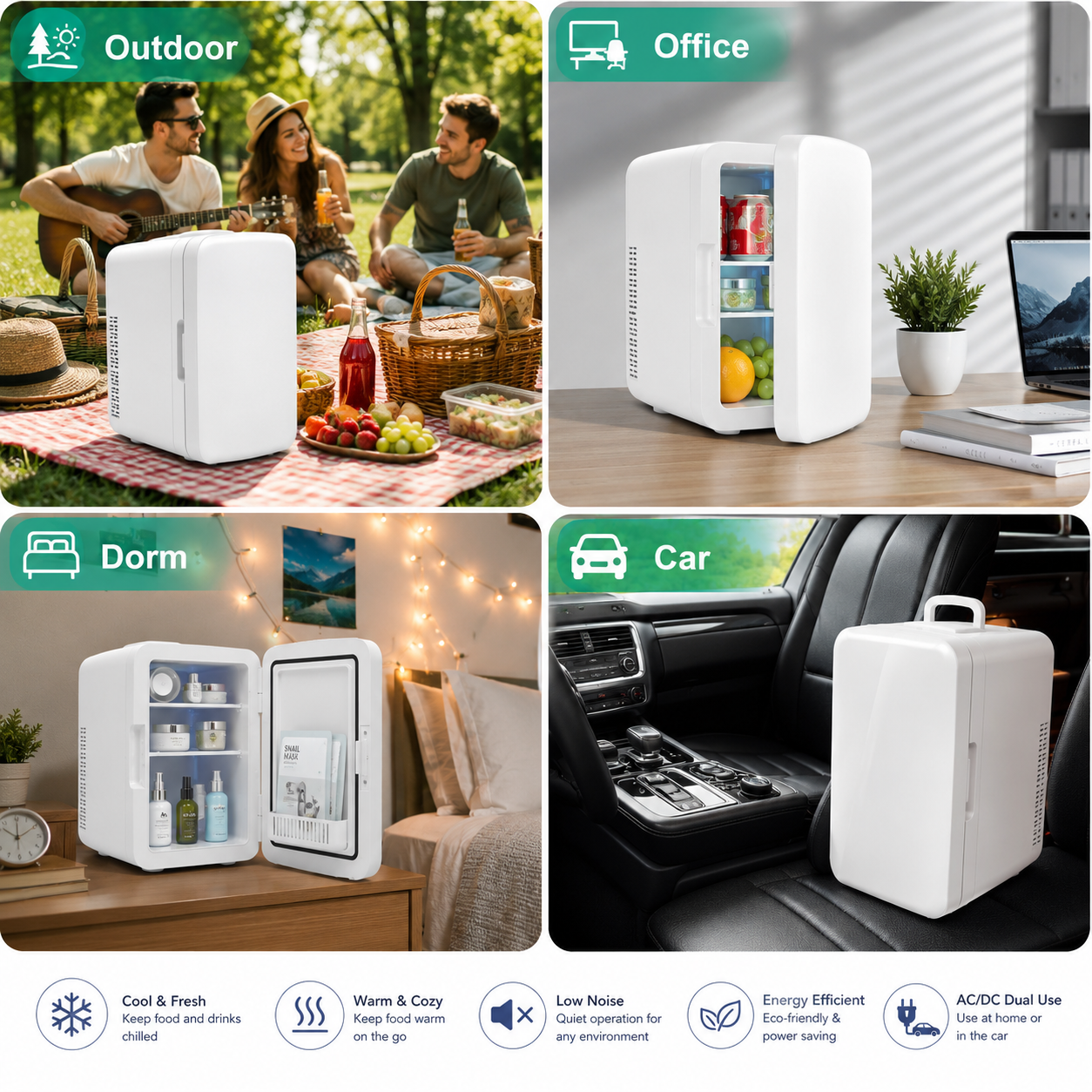 10L Portable Mini Fridge & Warmer