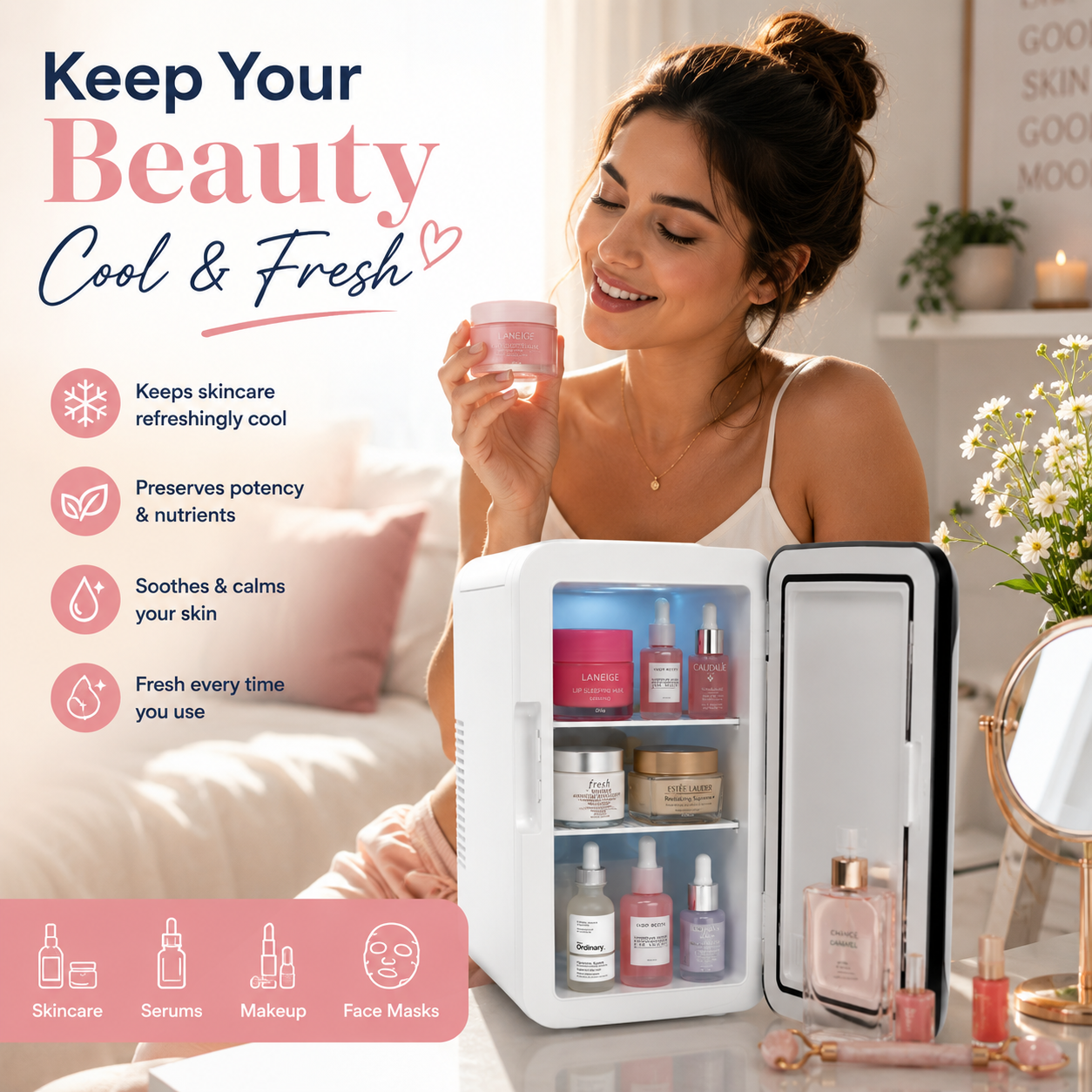 10L Portable Mini Fridge & Warmer
