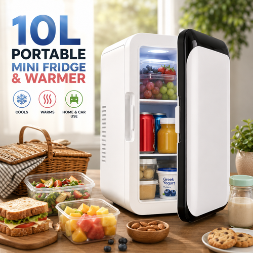 10L Portable Mini Fridge & Warmer