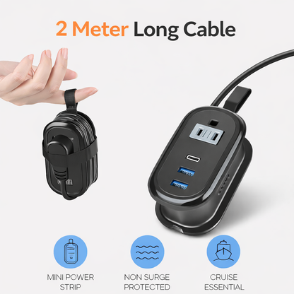Portable Mini Extension Socket Strip
