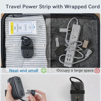 Portable Mini Extension Socket Strip