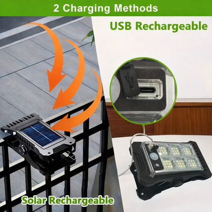 Solar Power Clip On Motion Sensor LED Light