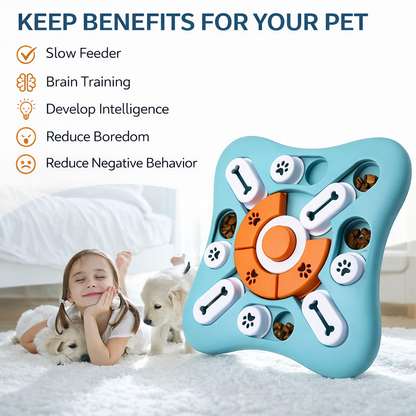 Interactive Dog Puzzle Toy for Brain Stimulation