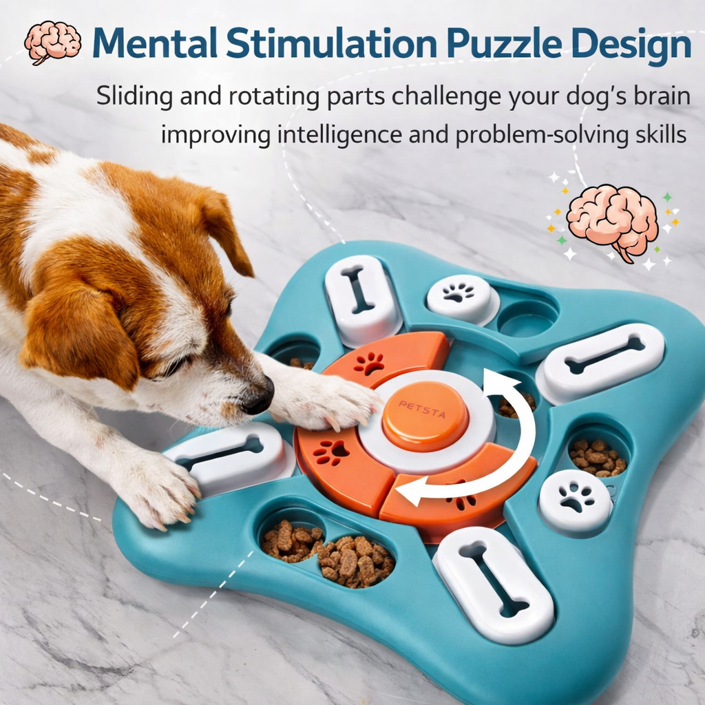 Interactive Dog Puzzle Toy for Brain Stimulation