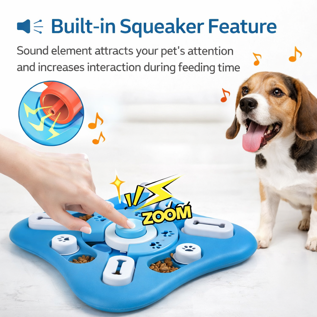 Interactive Dog Puzzle Toy for Brain Stimulation