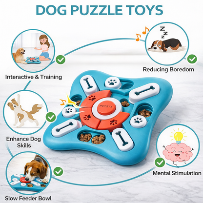 Interactive Dog Puzzle Toy for Brain Stimulation