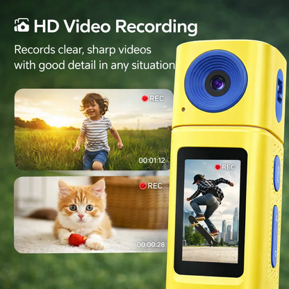 Mini Digital Camera with 230° Rotation