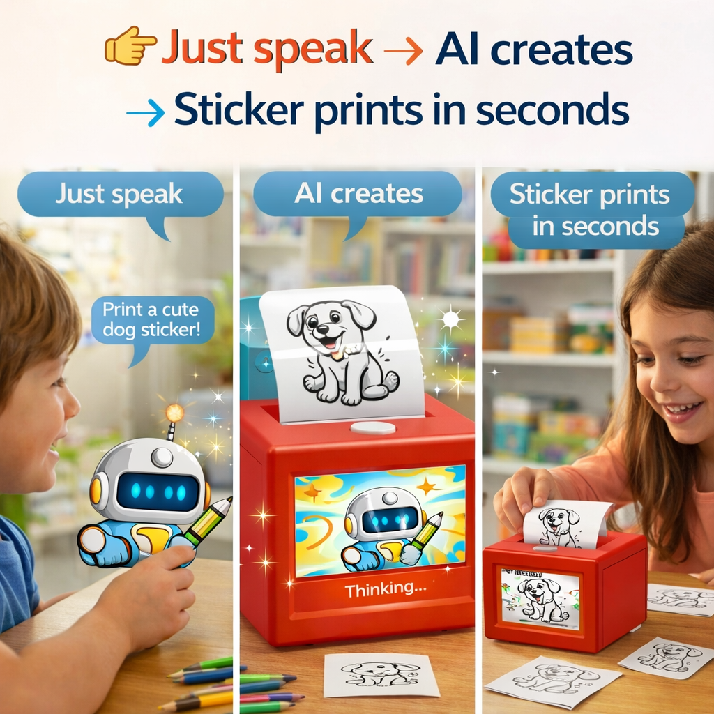 AI Sticker Box Printer